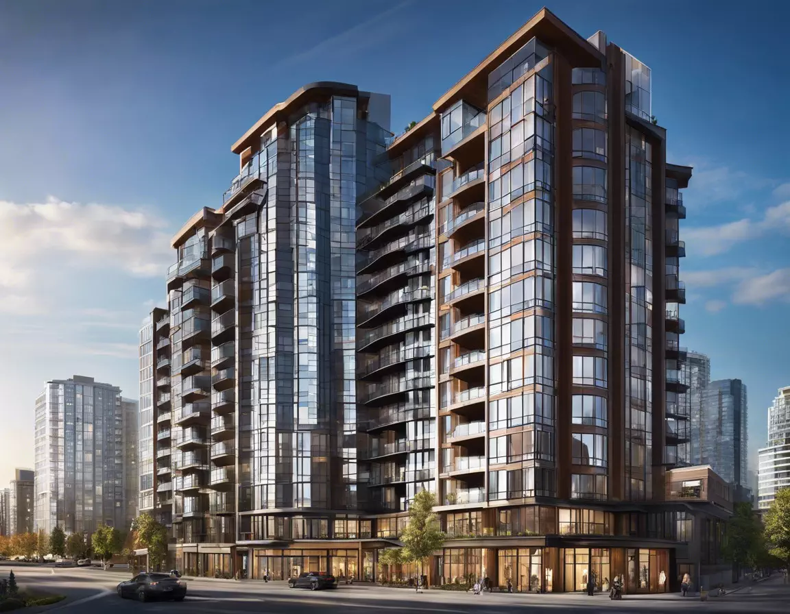 Oakridge SkyTrain 旁的 15 層飯店和 29 層公寓開發案正在進行中